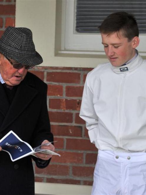 Brian Anderton and grandson Jake Lowry both left their mark on the Otago Racing Club meetings...