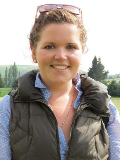 Bridget Huddleston, of Methven, is  New Zealand Young Farmers lower South Island field officer...