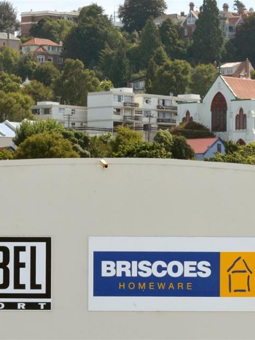 Briscoes in Dunedin, where retail and storage areas will be expanded, beginning in May. Photo by...