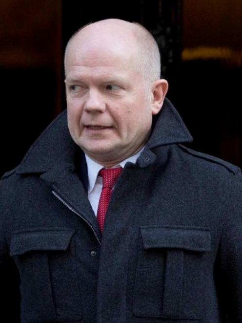 Britain's Foreign Secretary William Hague. REUTERS/Neil Hall