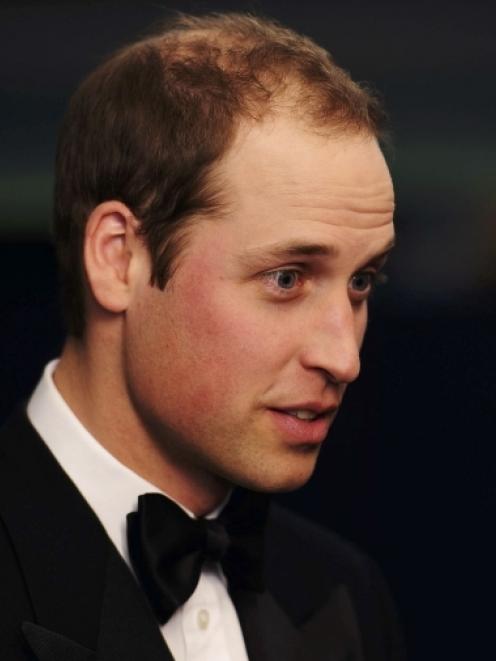 Britain's Prince William attends the UK premiere of War Horse at the Odeon Leicester Square...