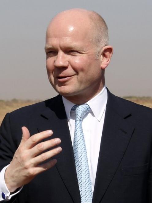 British Foreign Minister William Hague. Photo Reuters