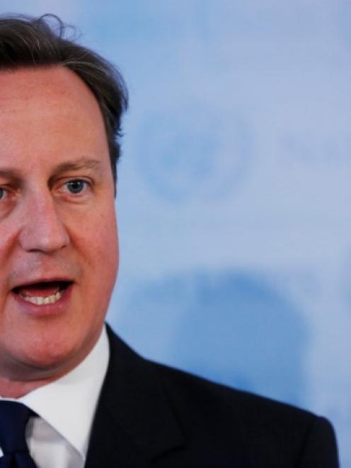 British Prime Minister David Cameron. REUTERS/Brendan McDermid