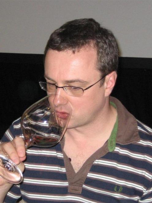 British wine writer Neal Martin at the Central Otago Pinot Noir Celebration 2009. Photo by...