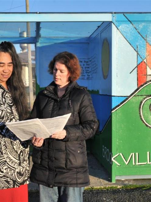 Brockville Community Support Trust secretary Marie Laufiso (left) and board member Jasmine Hunter...