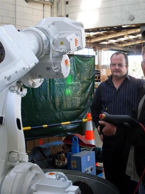 Bruce Muldrew (left), general manager operations of Realcold Milmech (Millers Mechanical) in...