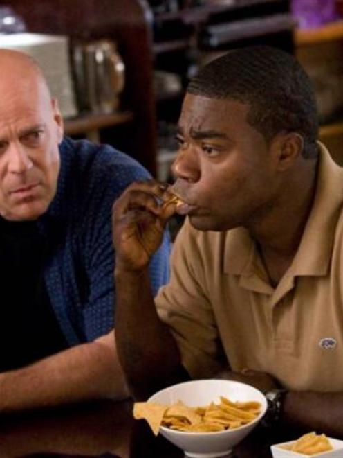 Bruce Willis (left) and Tracy Morgan, in crime comedy Cop Out. Photo from MCT.
