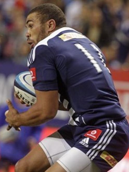 Bryan Habana, of the Stormers, who take on the Highlanders in Dunedin this weekend. AP photo