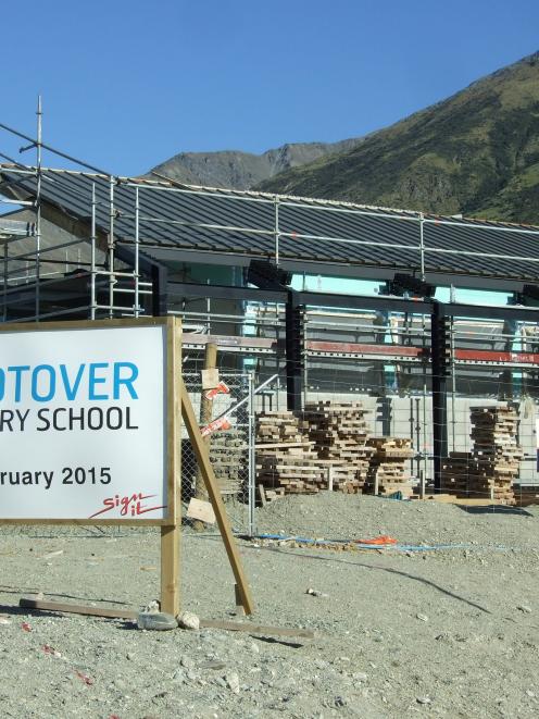 Builders and Shotover Primary School staff have a busy few weeks  ahead as they ready the new...