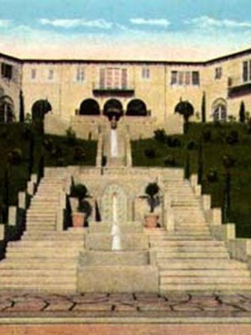 Buster Keaton's mansion when built in 1926. Photo supplied.