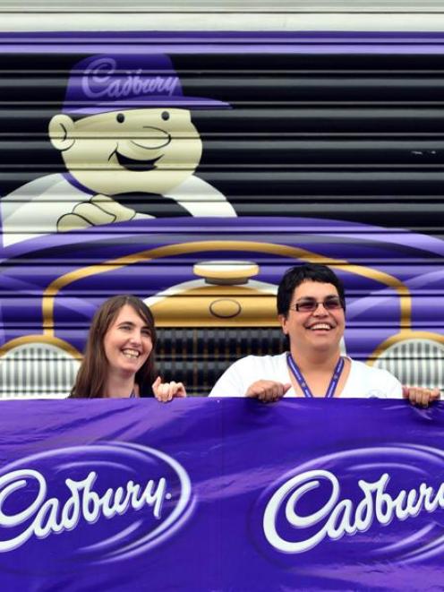 Cadbury World events manager Kylie Ruwhiu-Karawana (right) and events team member Deborah Stuut...