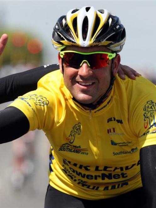 Calder Stewart BikeNZ National's Hayden Roulston wins the Tour of Southland. Credit:NZPA / Dianne...