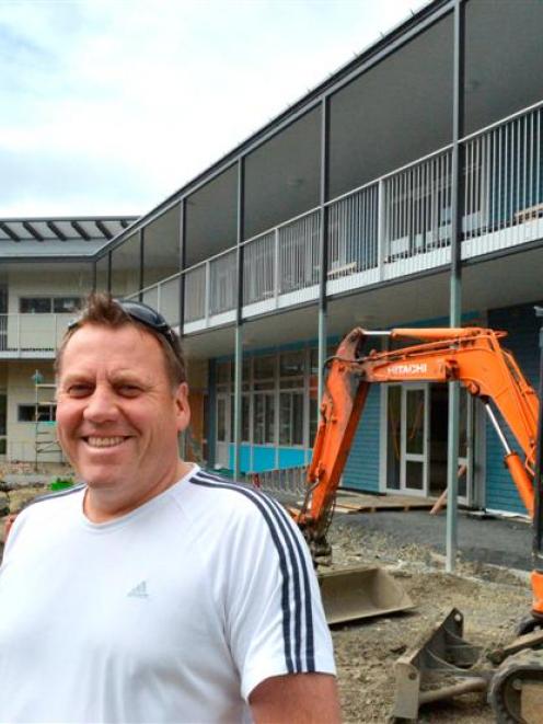 Carisbrook School principal Ben Sincock is pleased with the rapid transformation of the former...