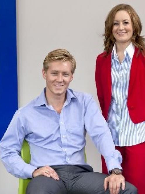 Carl (22) and Amber (25) McNulty operate their New Zealand-wide business from Cromwell. Photo...