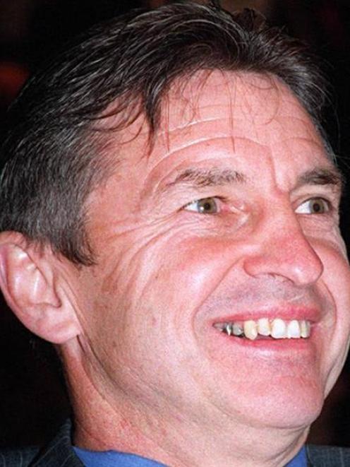 Carl Dickel, Mark's father, in 1997, his last season as Nuggets coach.
