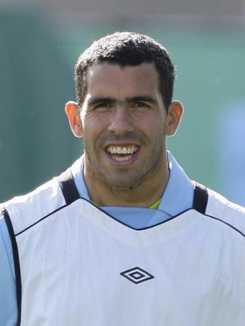 Carlos Tevez. Photo AP