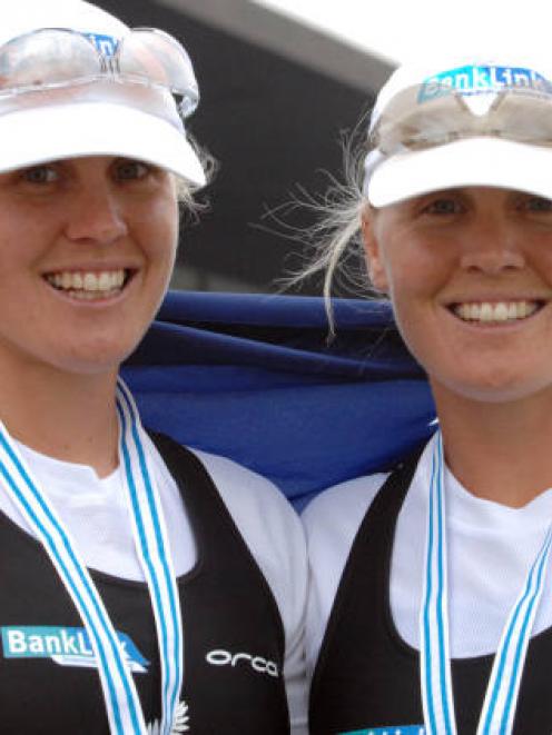 Caroline, left and Georgina Evers-Swindell. Photo by NZPA.