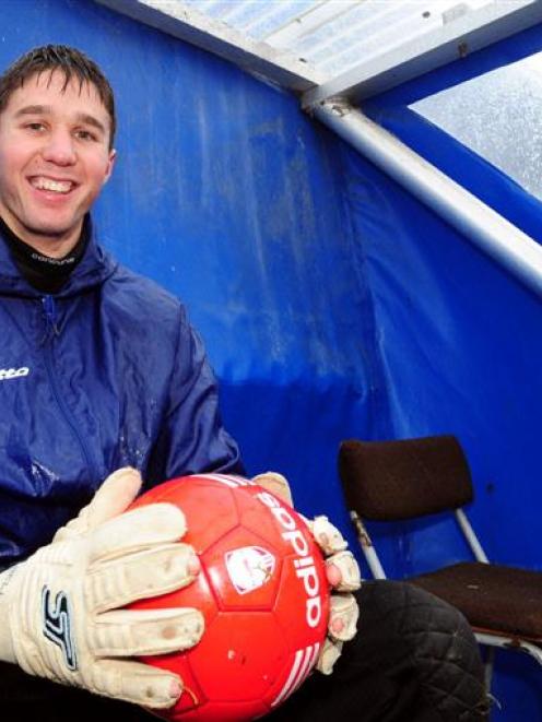 Caversham player Liam Little is focused on playing well for the Oly-Whites during their Olympic...