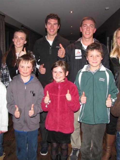 Celebrating the recent launch of a  Wanaka Ski and Snow Sports Club initiative to promote snow...