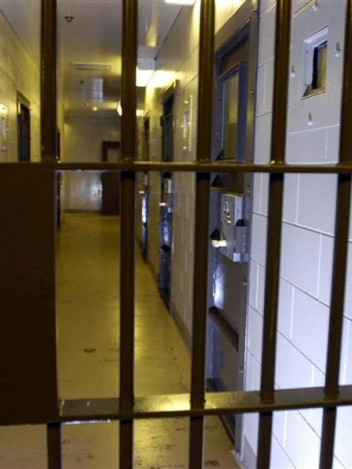 Cells at the Dunedin Central Police Station. Photo by Staff Photographer.