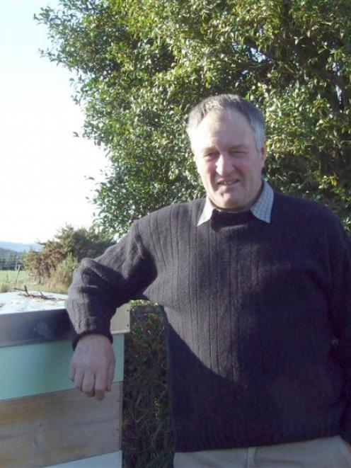 Century Farm Awards recipient Stuart Hallum on his farm at Hillend. Photo by Helena de Reus.