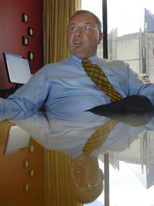Chairman of the board - Graham Crombie. Photo by Peter McIntosh.