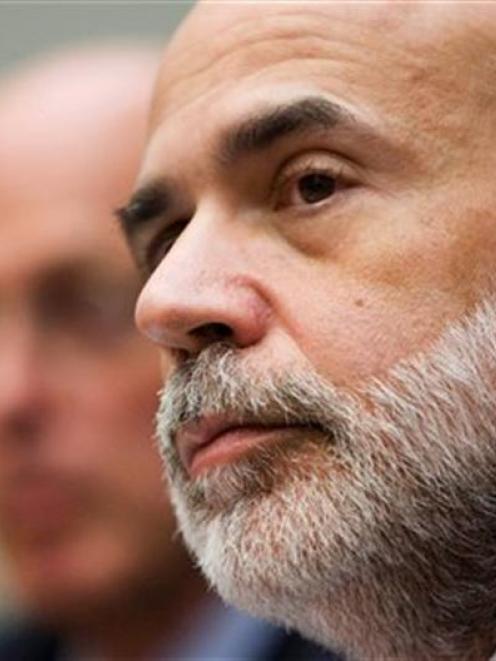 Chairman of the Federal Reserve Ben Bernanke testifies before the Joint Economic Committee about...