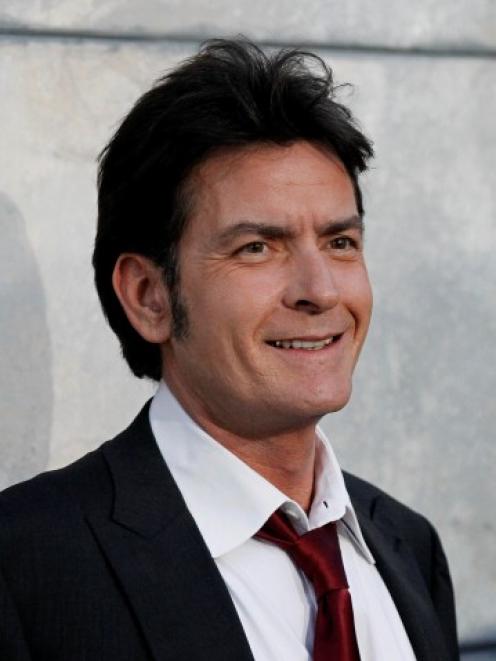 Charlie Sheen. Photo Reuters