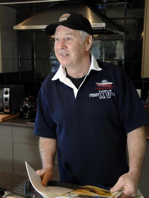 Chef Greg Little back on dry land. Photo by Linda Robertson.