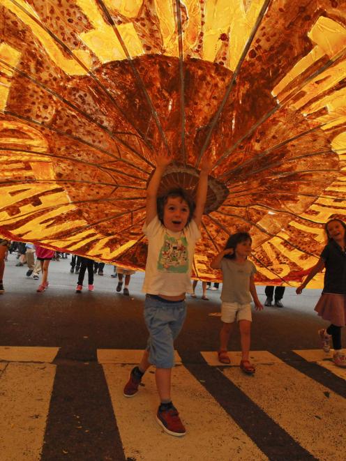 Children march during a rally against climate change in New York. Photo by Reuters