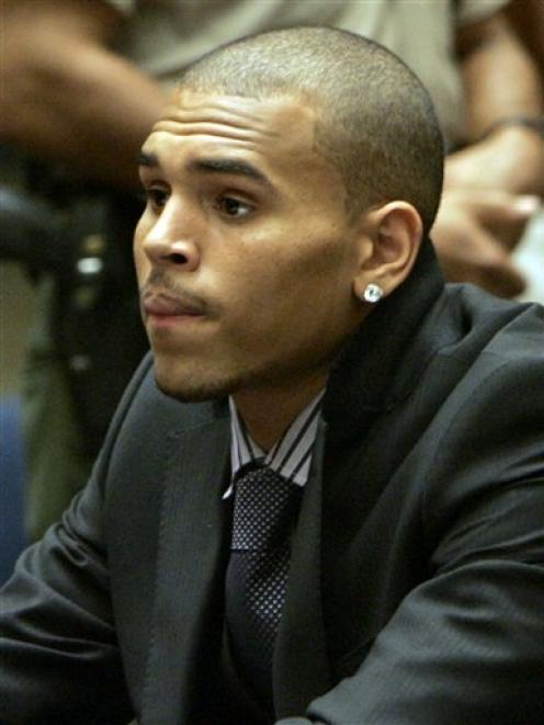 Chris Brown. Photo by AP.