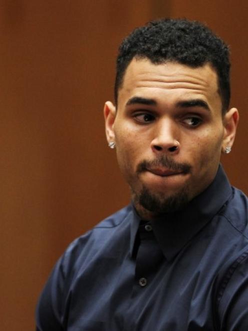 Chris Brown. Photo Reuters