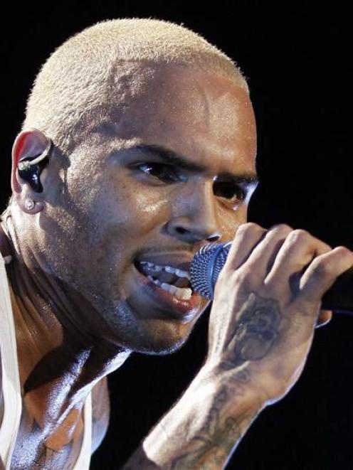 Chris Brown. Photo Reuters