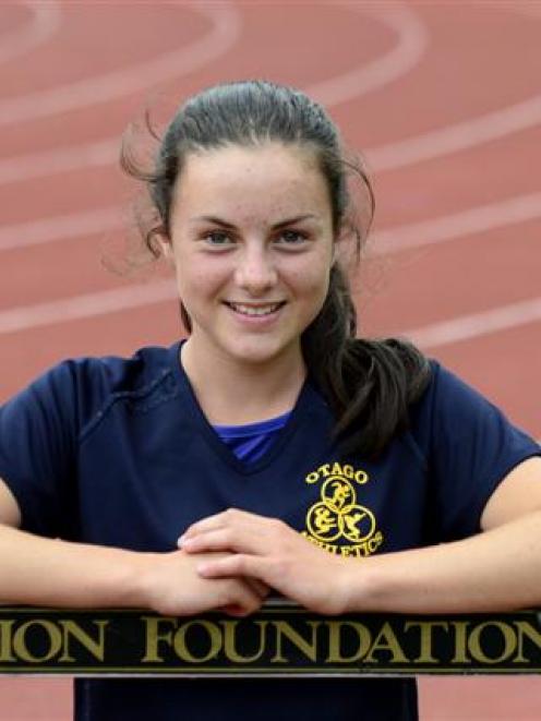 Christina Ashton excels in three sports, all of which involve jumping. Photo by Peter McInotsh.
