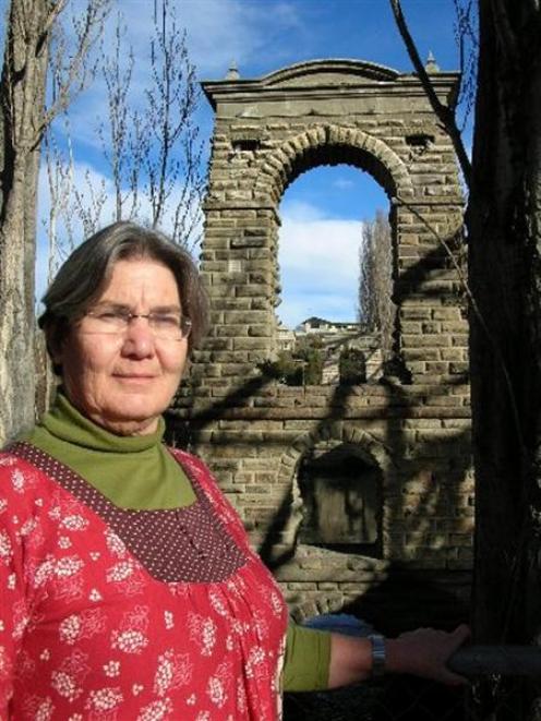 Vincent Community Board chairwoman Claire Higginson would like to see the old Clutha River bridge...