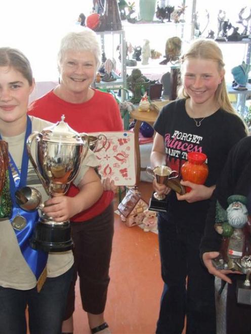 Clutha ceramics artists who were successful at the South Island Ceramic Art Exhibition in...