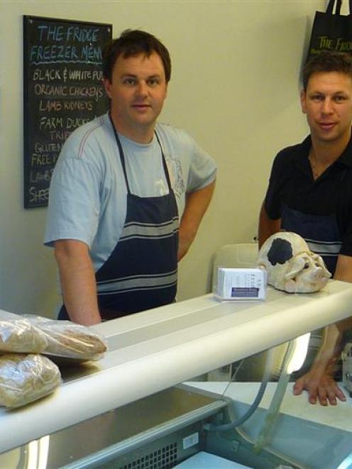 Co-owners of the Fridge, Scott MacDonald (left), of Cromwell, and Bodean Cowley, of Alexandra....