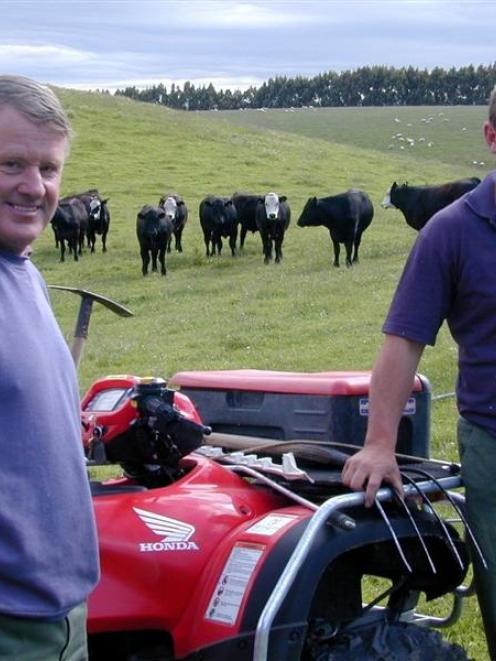 Colin and Stefan Mavor, of North Otago, the 2008 Lincoln University Foundation Farmers of the...