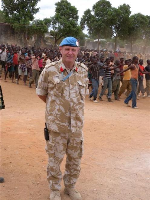 Colonel Ants Howie in Somalia. Photo supplied.