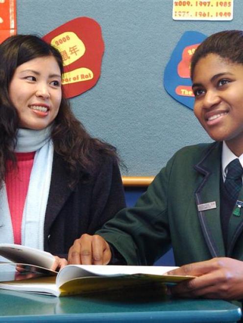 Columba College Chinese teacher Angela Chen will accompany pupil Sarah Agyeman on a trip to China...