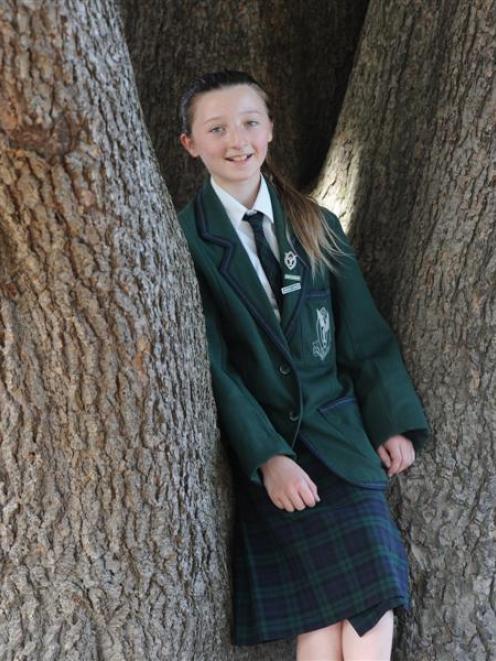 Columba College year 8 pupil Nicole Samuel is looking forward to attending the Australian Blue...