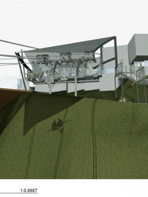 Concept images for AJ Hackett Bungy's proposed three-line zip ride at its Kawarau Bridge bungy...