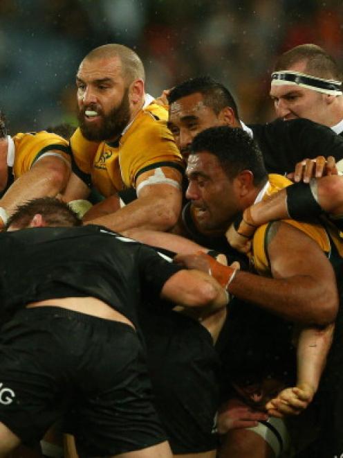 Conditions in Sydney meant it wasn't a night for free-flowing rugby in the first All Blacks...