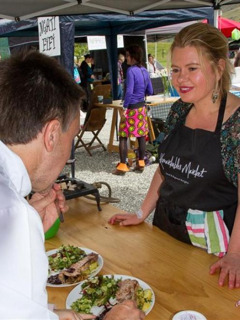 Contestant Fiona McArthur in the final heat 2  of the Remarkables Market Chef competition with...