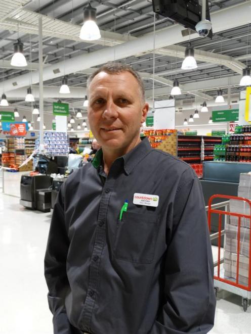 Countdown Queenstown store manager Antony Tasker inside the resort's Five Mile supermarket, which...