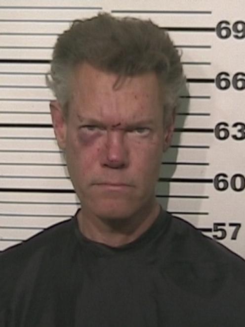 Country Singer Randy Travis is pictured in this booking photo. REUTERS/Grayson County Texas...