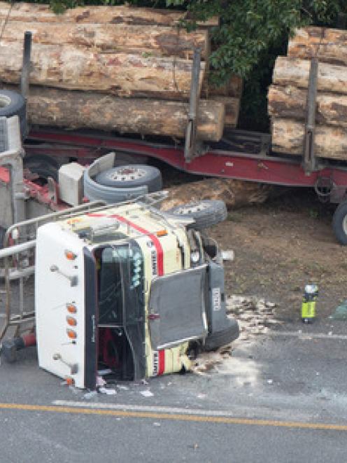 Two men and two young girls were killed in the crash on State Highway 1, north of Waipu. Photo...