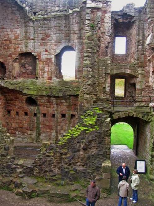 Crichton Castle is now a picturesque ruin, but in Mary's day it belonged to her third husband,...