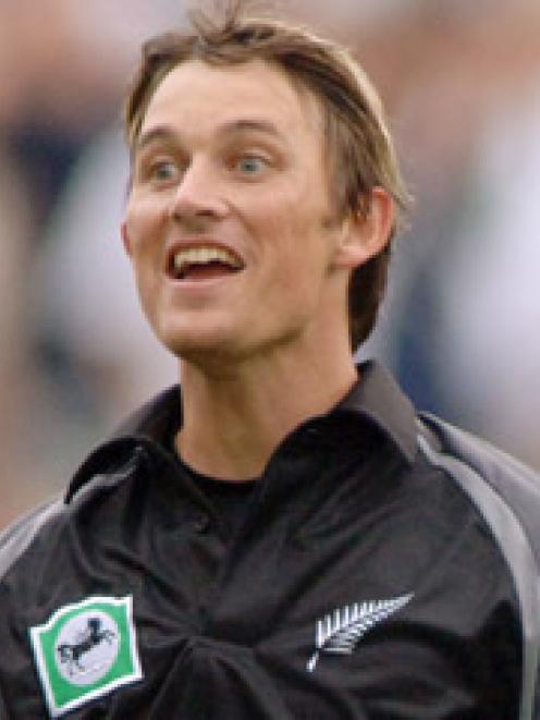 New Zealand cricketer Shane Bond