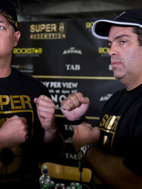 Cricket player Jesse Ryder up against blogger Cameron Slater who will fight in the feature...